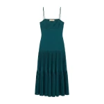 ulla johnson matilda pleated wool cami dress