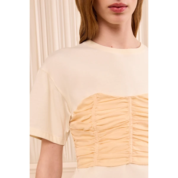 mila short sleeve cotton top pearl