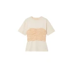 ulla johnson mila short sleeve cotton top