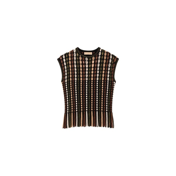 ulla johnson natia short sleeve knit top