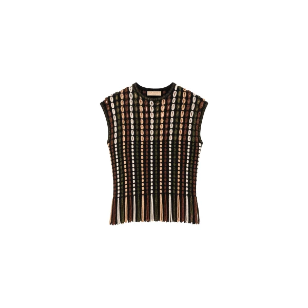 ulla johnson natia short sleeve knit top