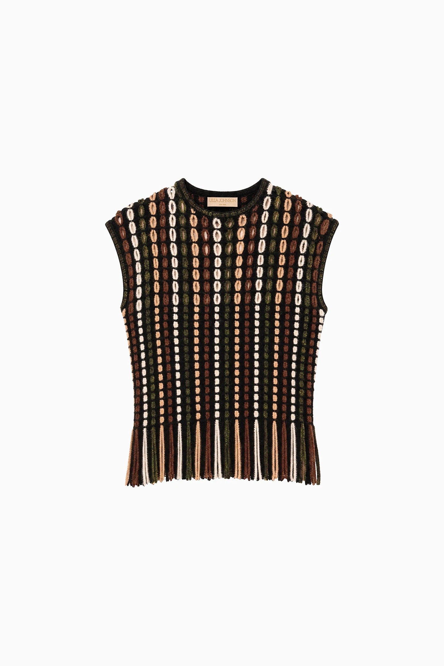Natia Short Sleeve Knit Top in Noctis