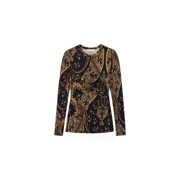 ulla johnson neri long sleeve jersey top