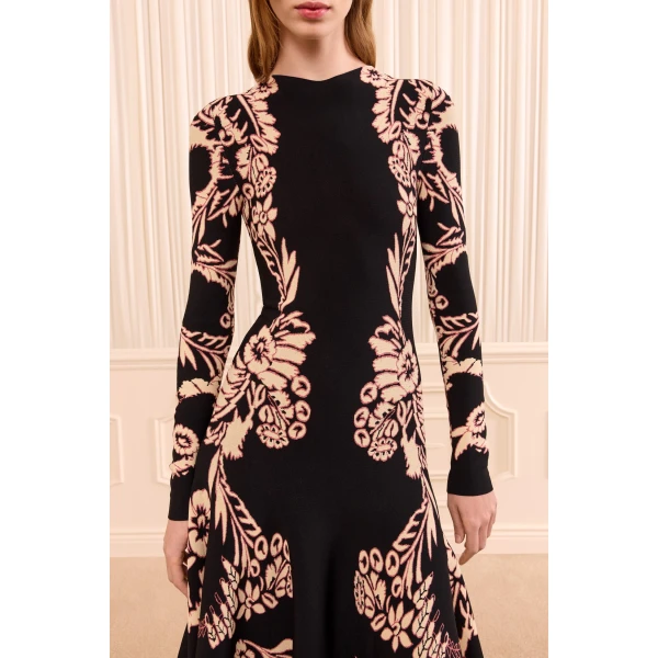 nerissa jacquard dress vesper
