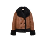 ulla johnson nisha reversible shearling coat