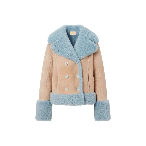 ulla johnson nisha reversible shearling coat