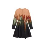 ulla johnson noelia mini dress with waist tie