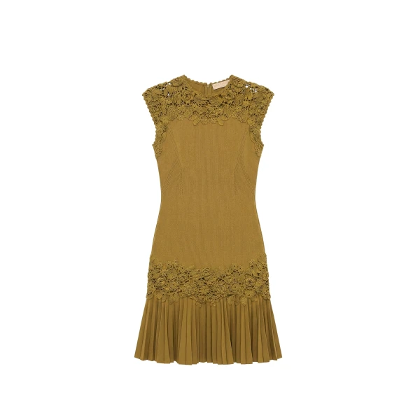 ulla johnson noemie crochet mini dress