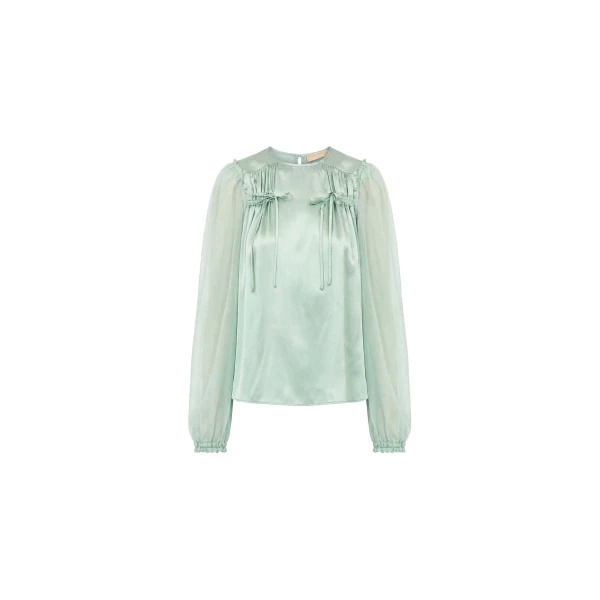 ulla johnson odette silk blouse