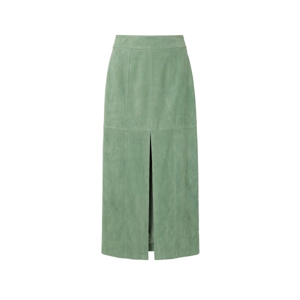 ulla johnson orion suede pencil skirt