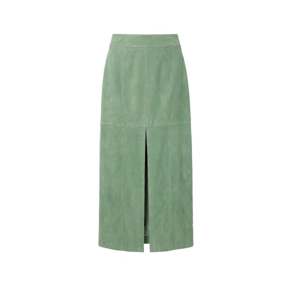 ulla johnson orion suede pencil skirt