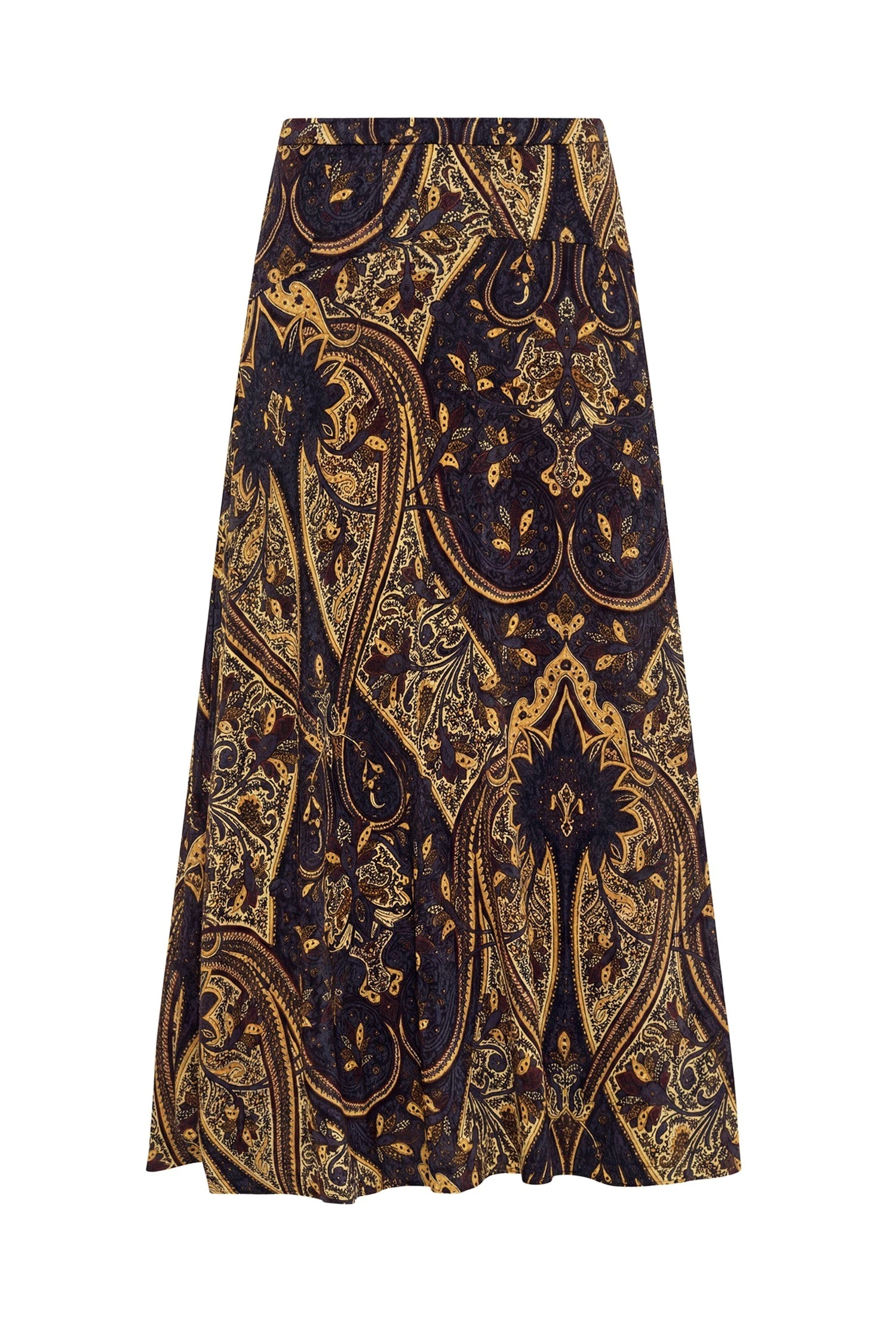 Ulla Johnson Paola Jersey Skirt in Twilight Paisley ulla johnson paola jersey skirt
