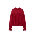 ulla johnson pearl long sleeve silk blouse