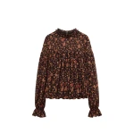 ulla johnson pearl long sleeve silk blouse