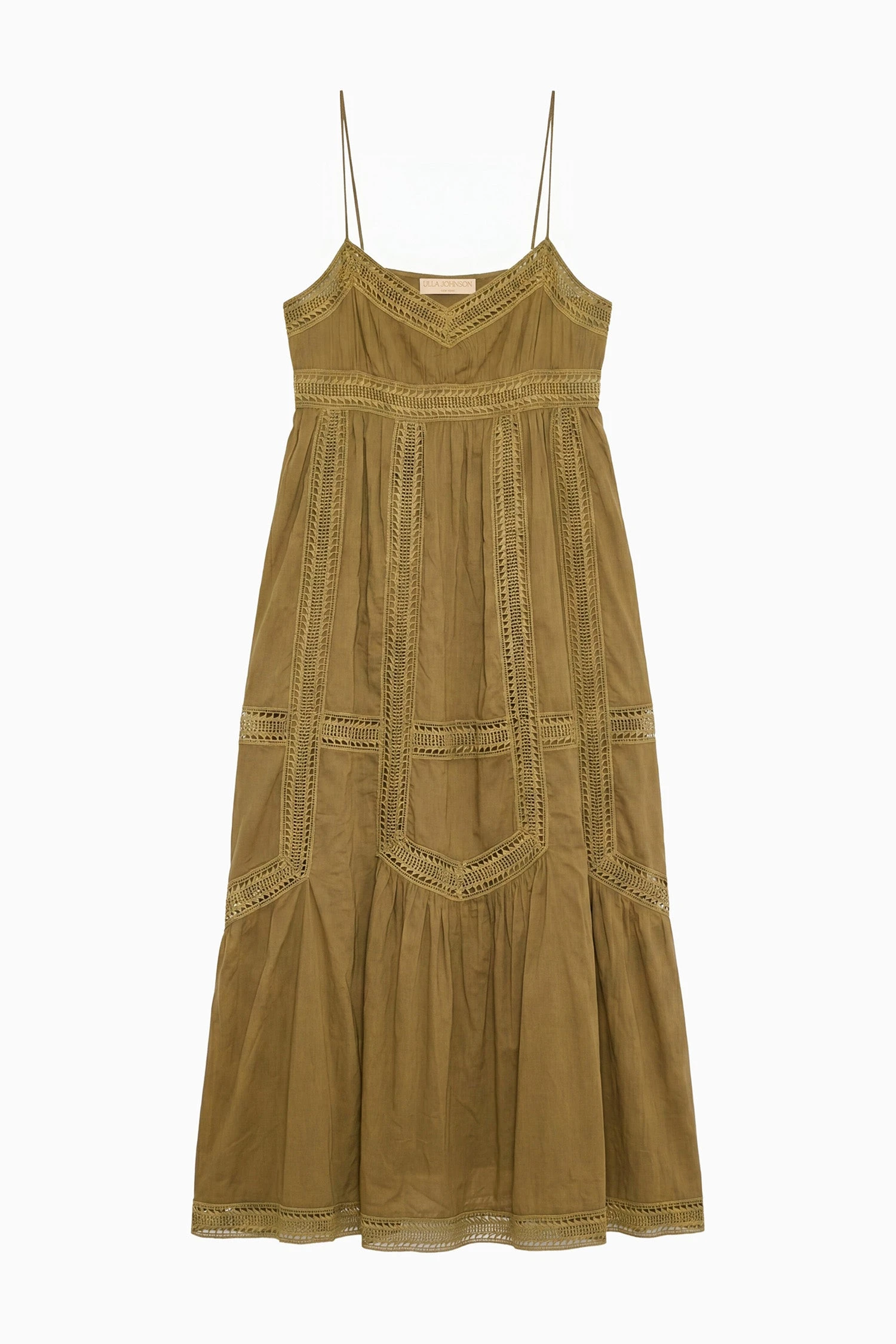 Romilly Cami Cotton Dress in Lichen