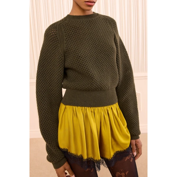 ronan knit pullover militaire