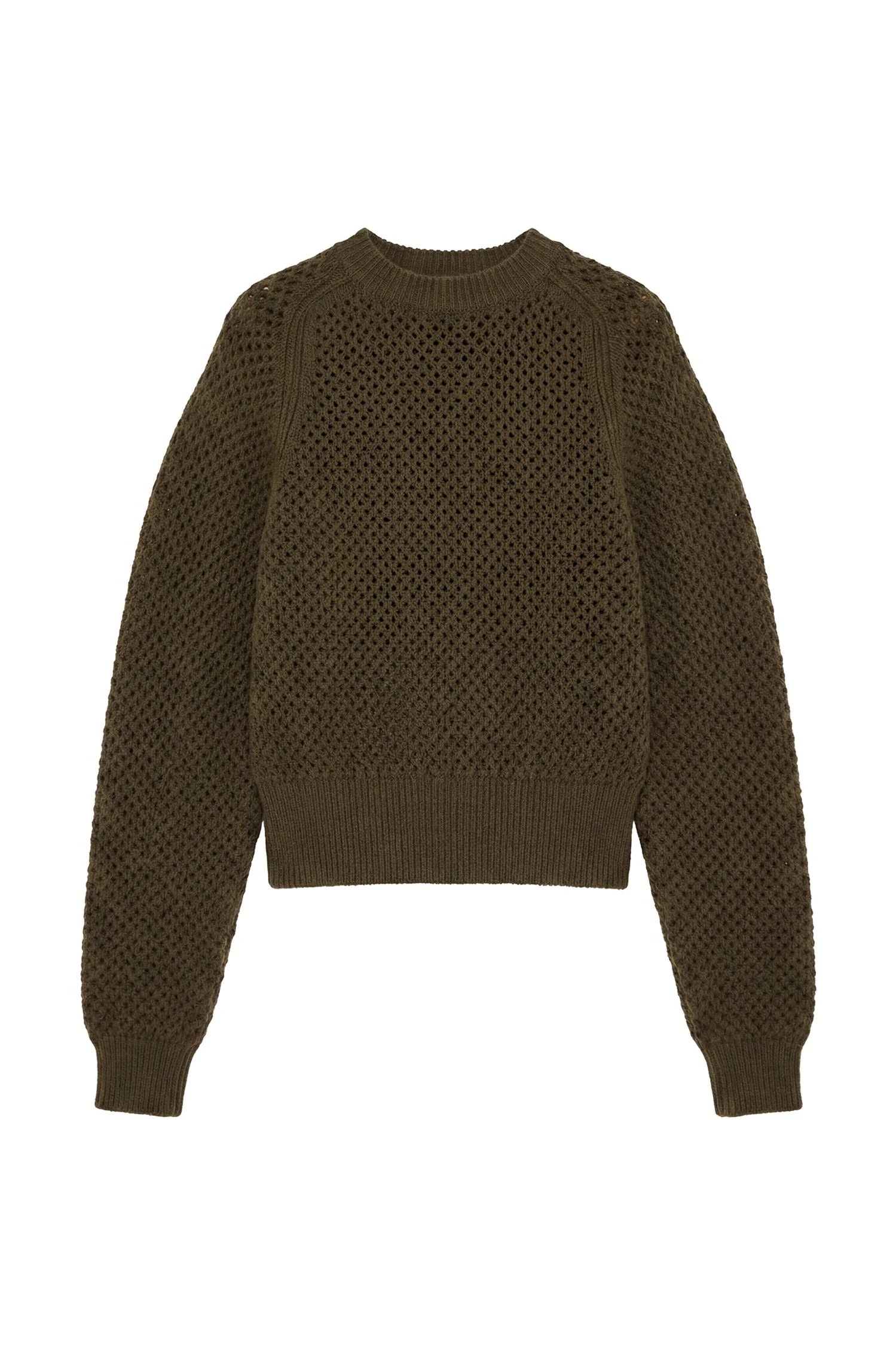 Ulla Johnson Ronan Knit Pullover in Militaire ulla johnson ronan knit pullover