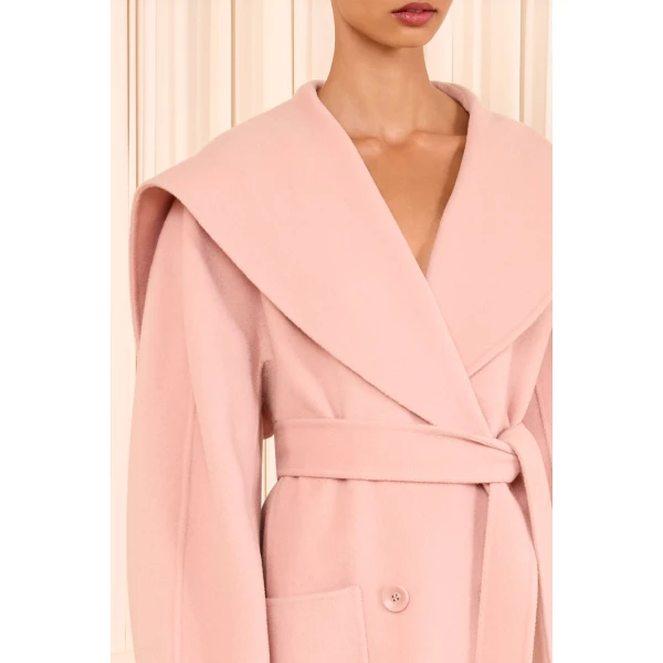 rory wool coat powder