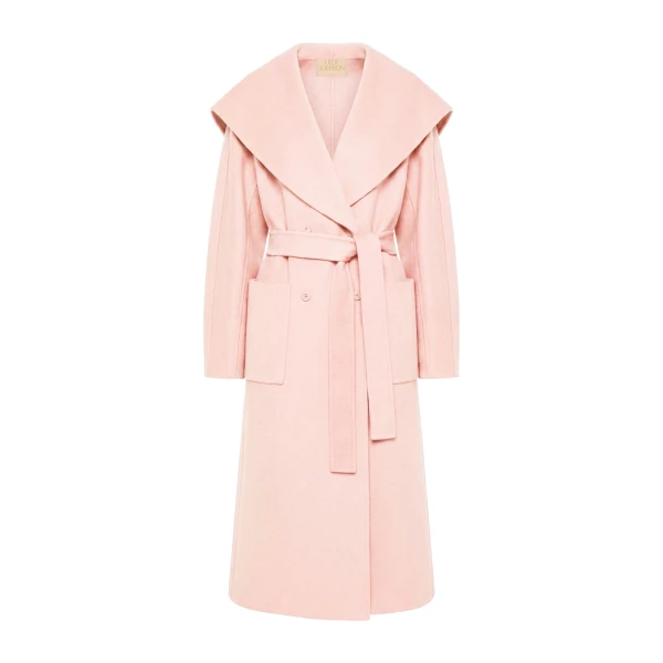 Rory Wool Coat in Powder