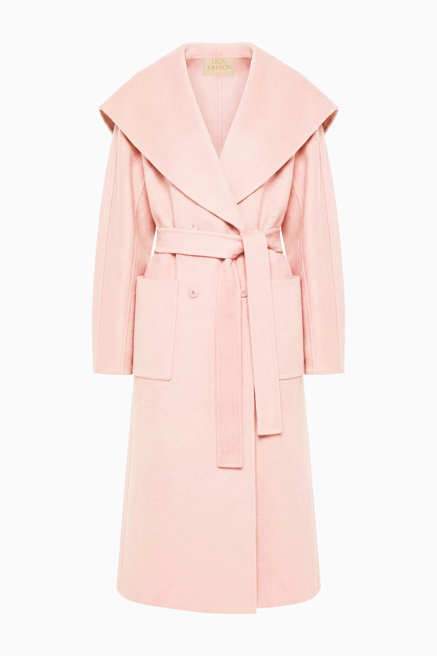 Rory Wool Coat in Powder