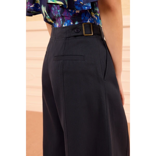 sascha cropped trouser marine