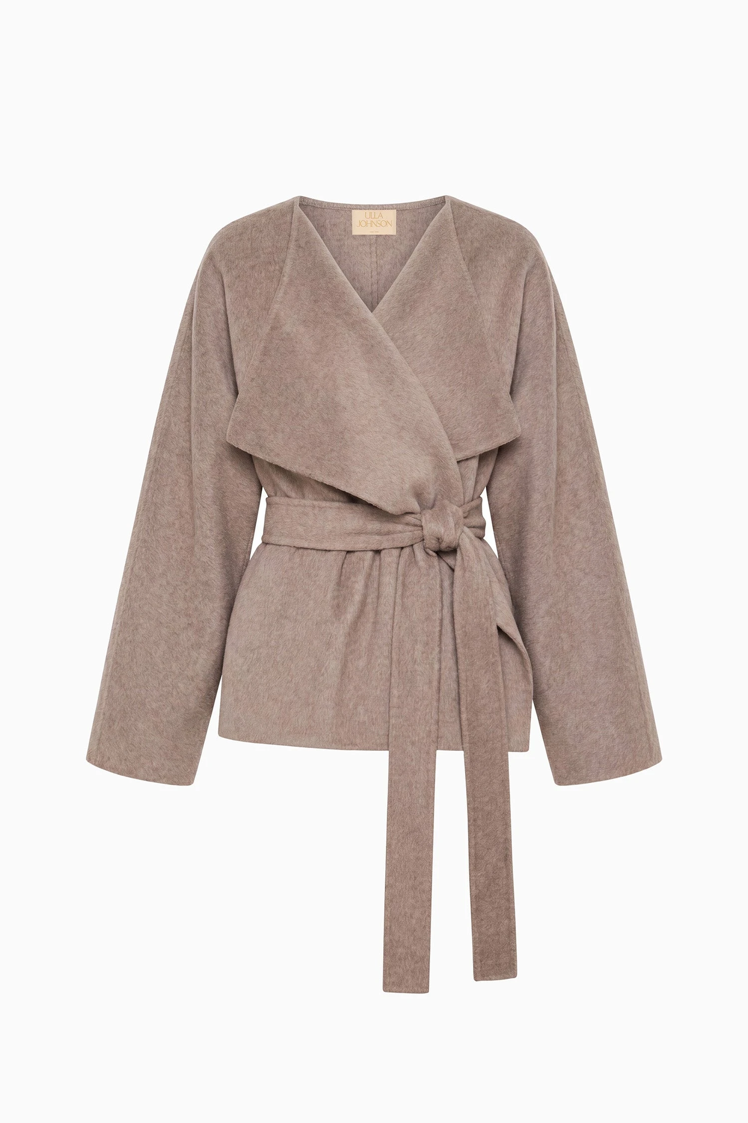 Sasha Wool Coat in Dove Melange