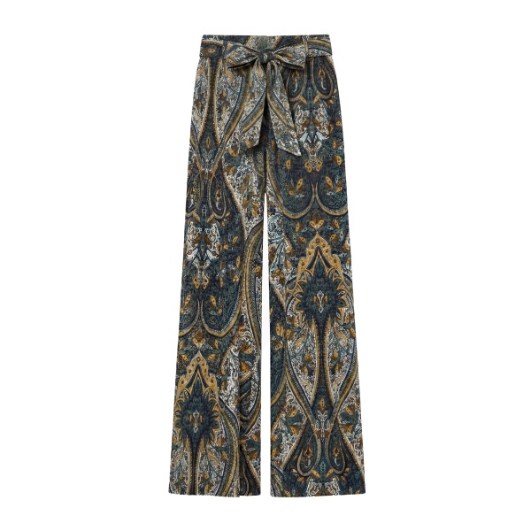 ulla johnson sawyer wide leg silk pant