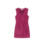 ulla johnson sloane suede mini dress