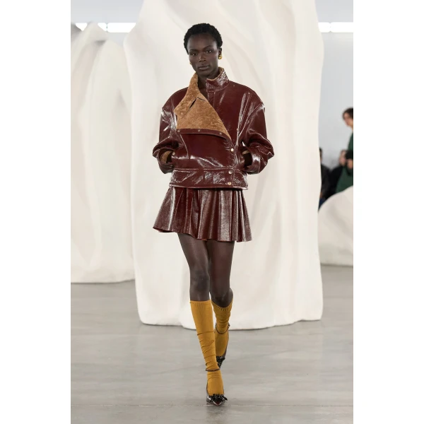 ulla johnson sophie leather mini skirt