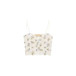 ulla johnson sylvette organza cropped bustier top