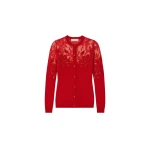 ulla johnson talia lace cardigan