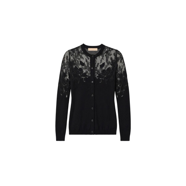 ulla johnson talia lace cardigan