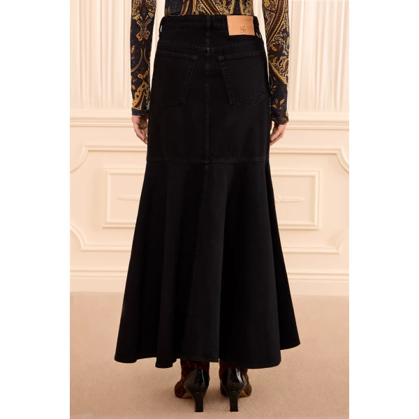 ulla johnson the madelyn denim skirt