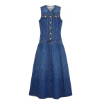 ulla johnson the odella denim dress