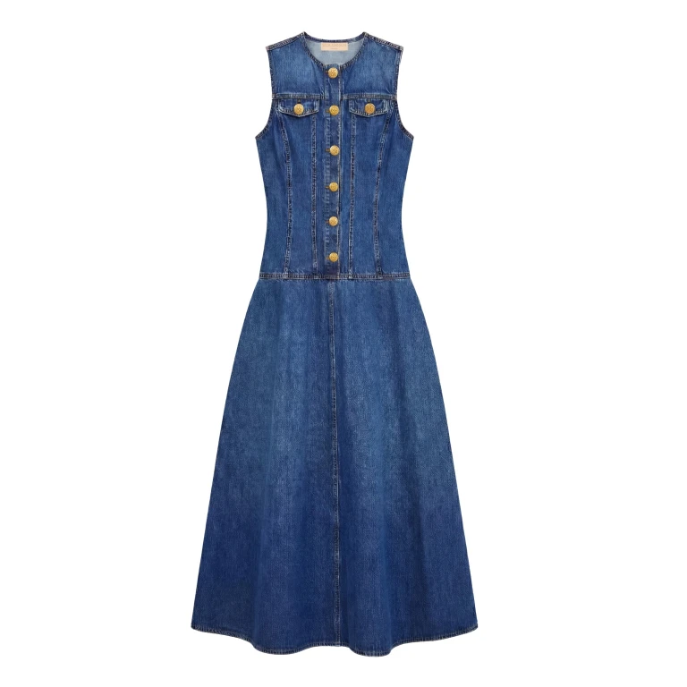 ulla johnson the odella denim dress