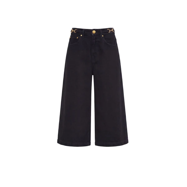ulla johnson the rowan denim culotte