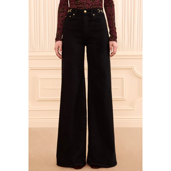 the stretch valory flare jean noir