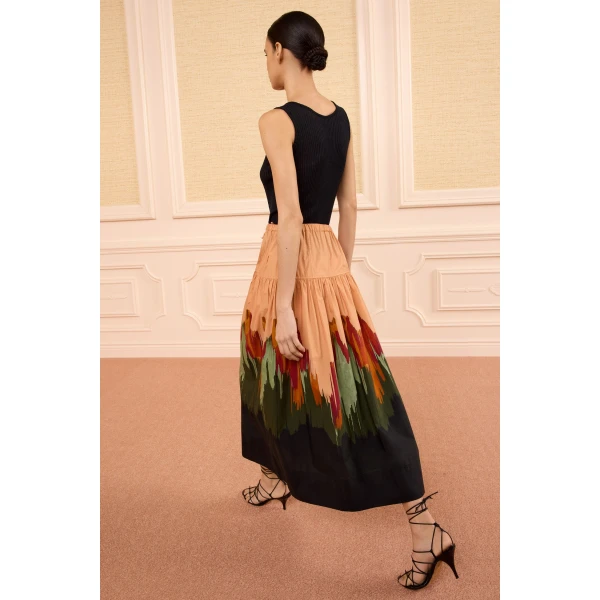 ulla johnson theodora cotton skirt