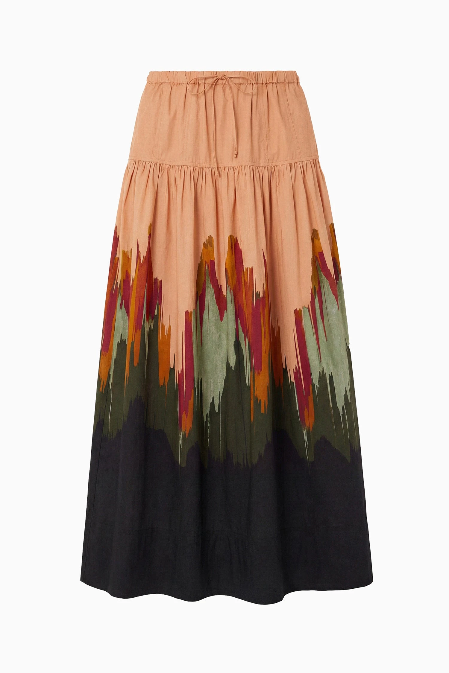 Theodora Cotton Skirt in Agate