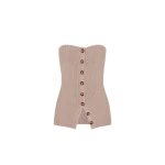 ulla johnson yanni strapless knit top