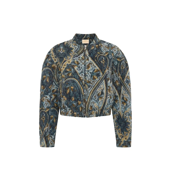 ulla johnson yara silk jacket