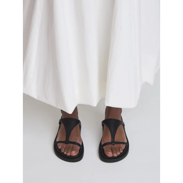 Black ATP Atelier comfy sandals