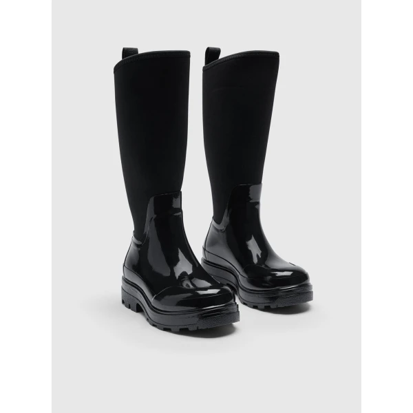 Black ATP Atelier rubber boots