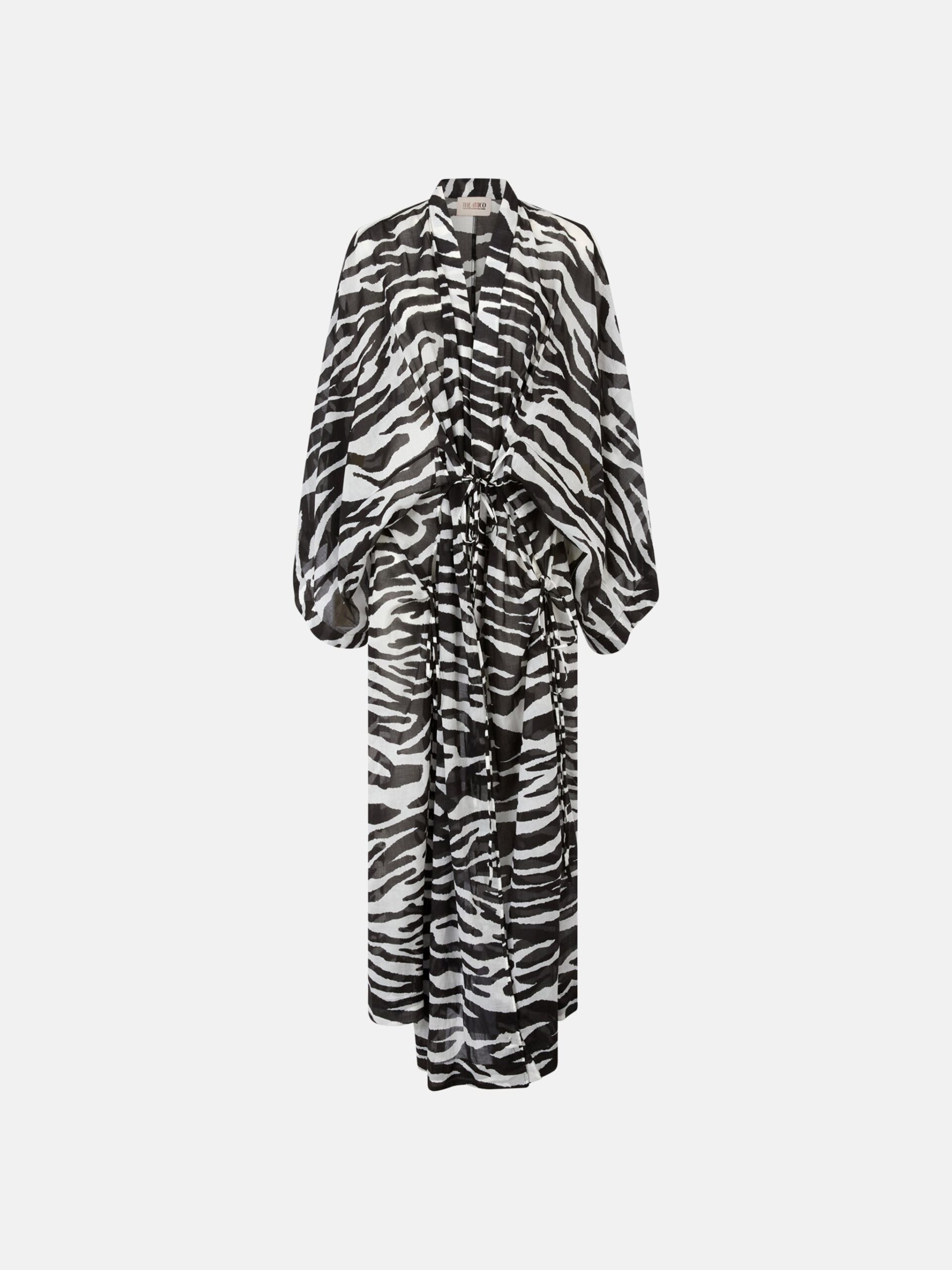 White and black kaftan