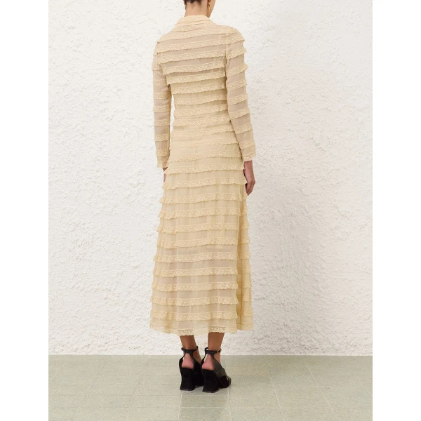 Zimmermann Ascent Lace Frill Dress, view 4