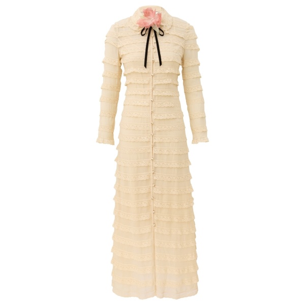 Zimmermann Ascent Lace Frill Dress
