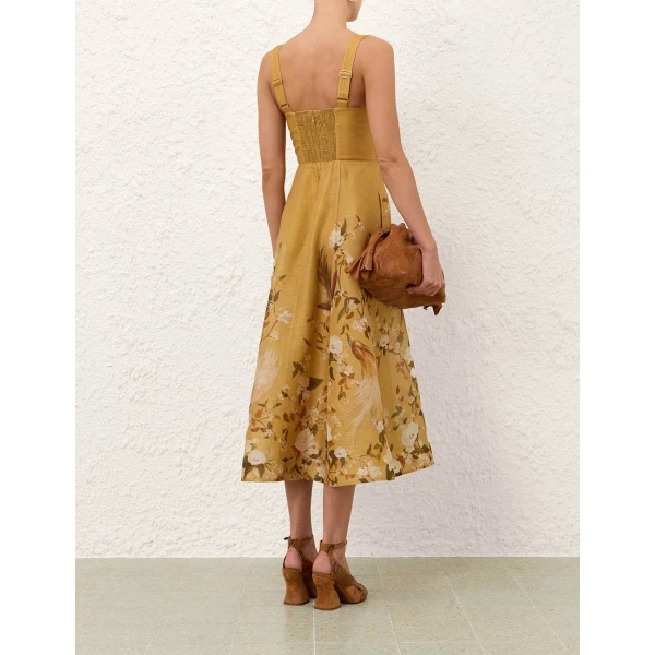 Zimmermann Momentum Corded Midi Dress, view 3