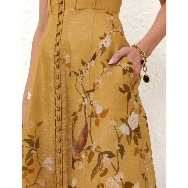 Zimmermann Momentum Corded Midi Dress, view 4