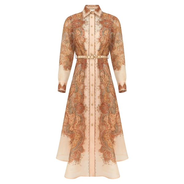 Zimmermann Momentum Midi Shirt Dress