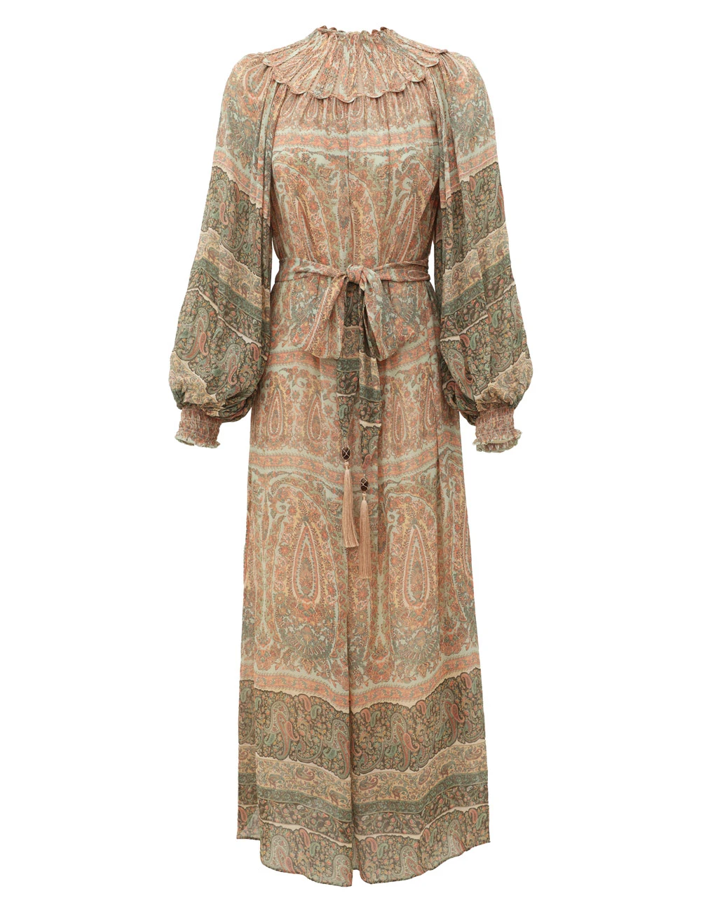 Zimmermann Momentum Rouleau Billow Gown | Ready to Wear Collection Luxury Shoes Zimmermann Momentum Rouleau Billow Gown